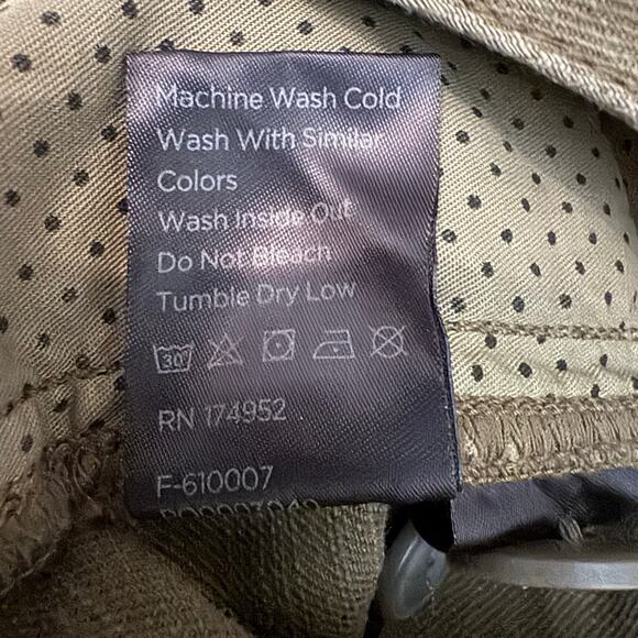 Flint and Tinder Shorts Cotton Linen Blend Green Size 36 Summer Classic Preppy - Picture 8 of 9